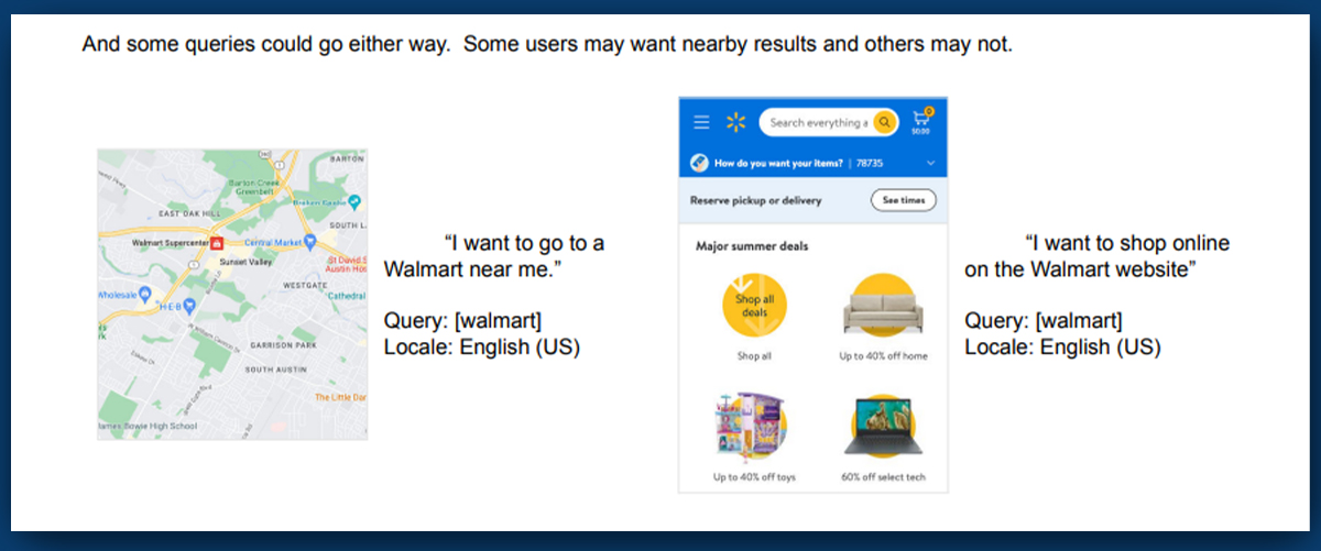 queries intent changes