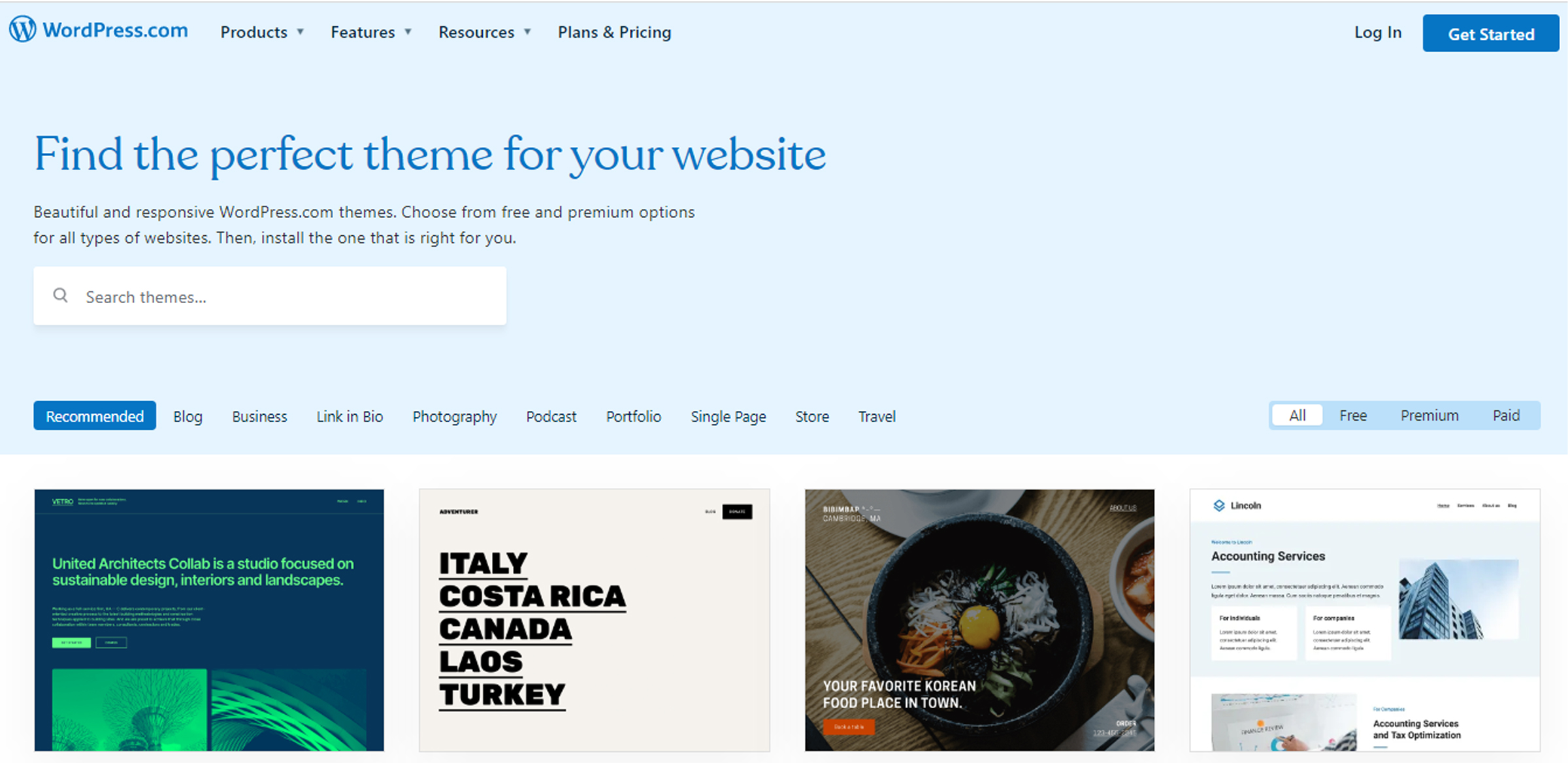 wordpress responsive themes